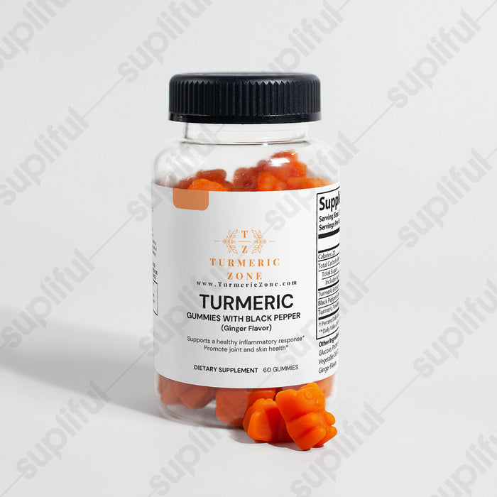 NEW - Turmeric Gummies w/ Black Pepper (Ginger Flavor)