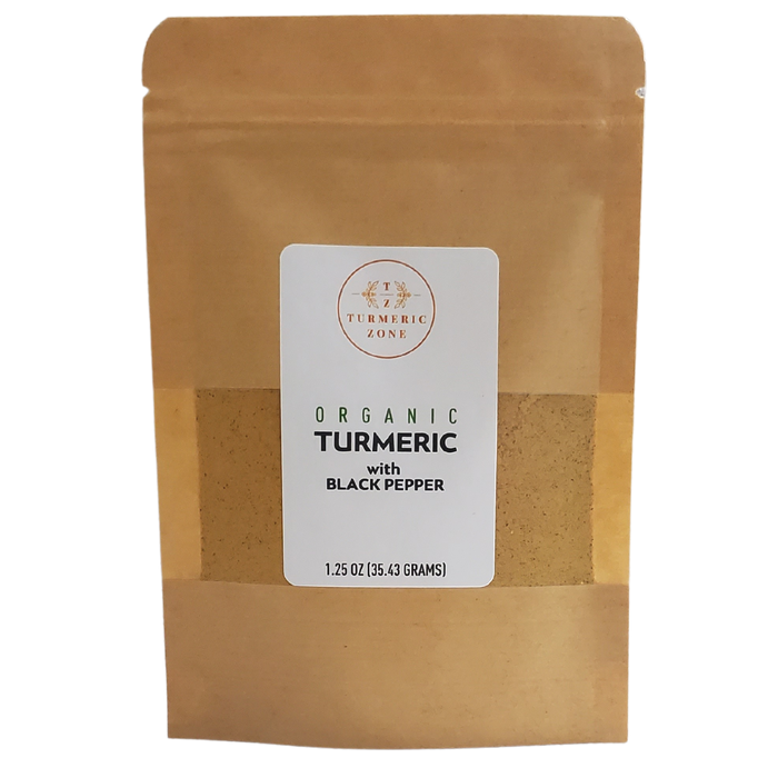 2 x Pack Organic Turmeric Powder with Black Pepper 1.25 oz