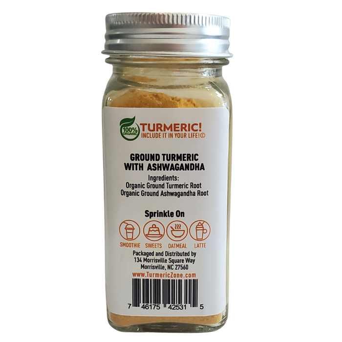 2 x Pack Turmeric Ashwagandha Organic Spice Blend - 1.75 oz