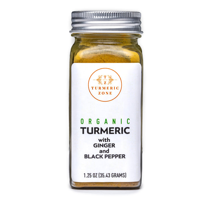 Turmeric with Ginger & Black Pepper Organic Spice Blend - 1.25 oz
